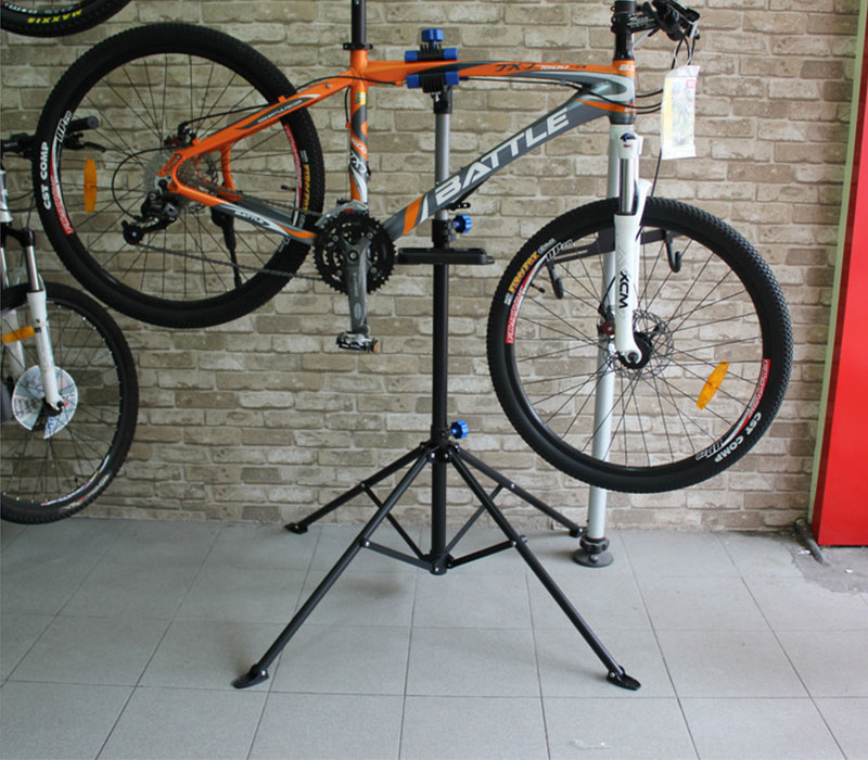 クイックリリースポータブルホーム調整可能な自転車修理スタンドツールキット
