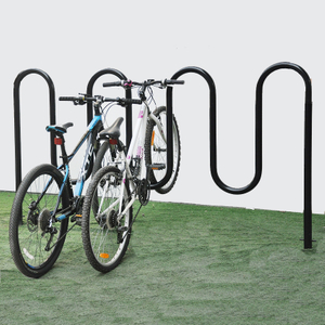 スチールマルチクライクリング3自転車ラックガレージパーキングスタンド収納付き